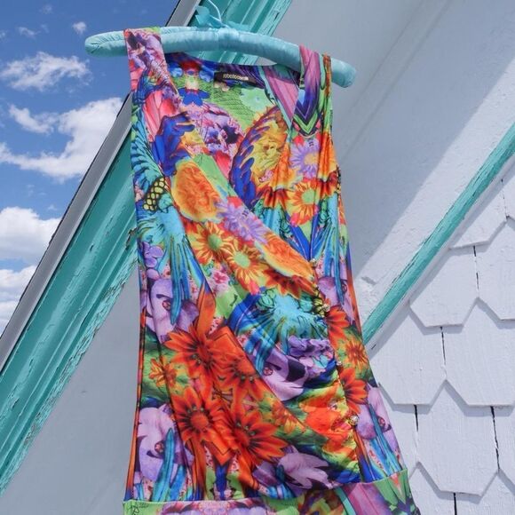 WILD✨ Roberto Cavalli technicolor jumpsuit - Picture 1 of 11